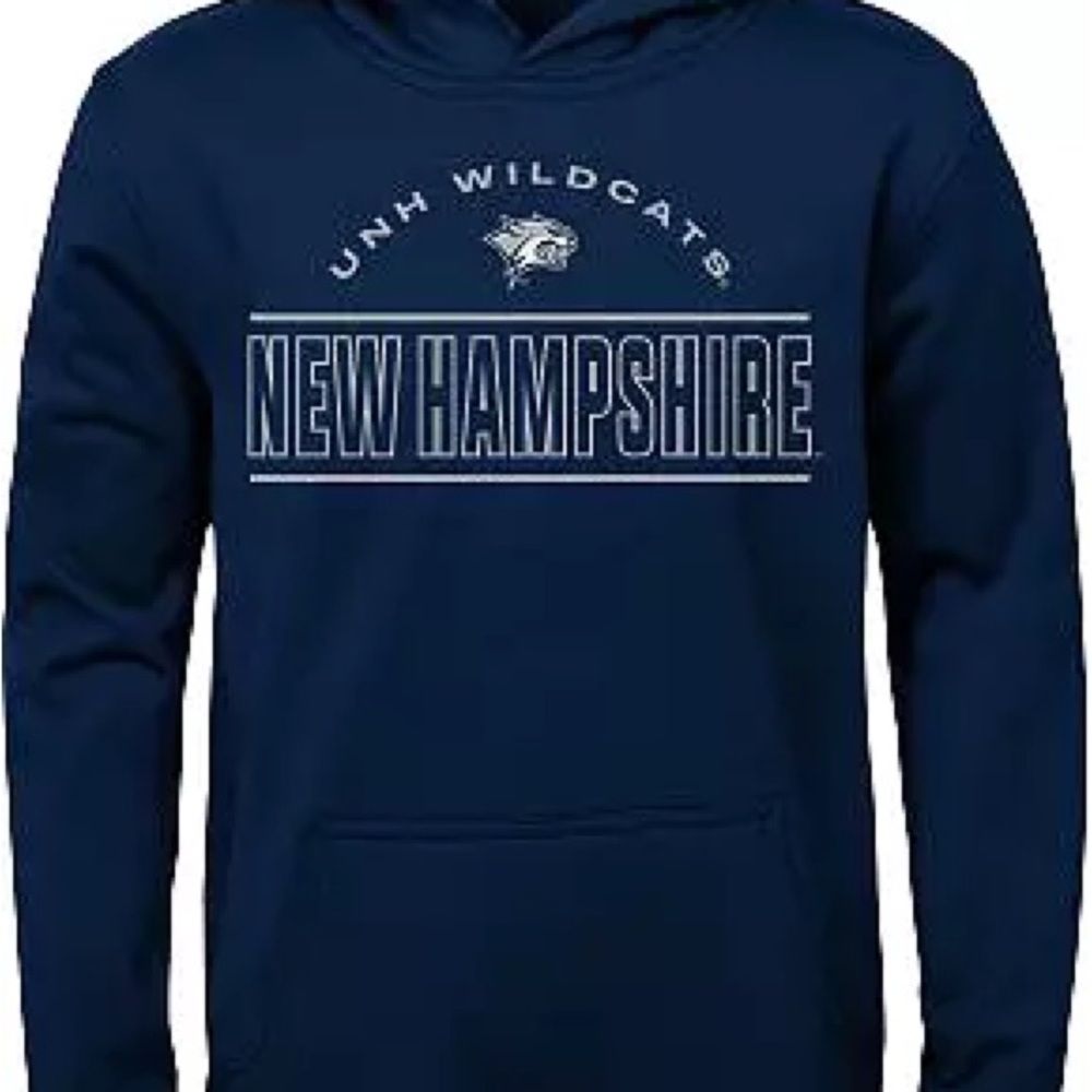 Blue UNH Wildcats New Hampshire Sweatshirt